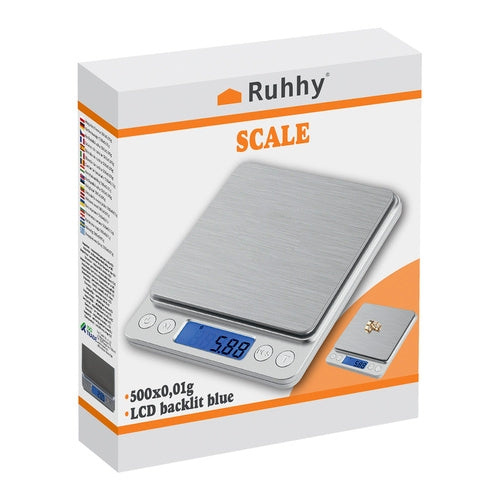 Kuchyňská váha 500x0.01g Ruhhy 19899