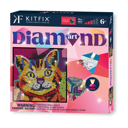 Kitfix DIY sada Diamond Art koťátko