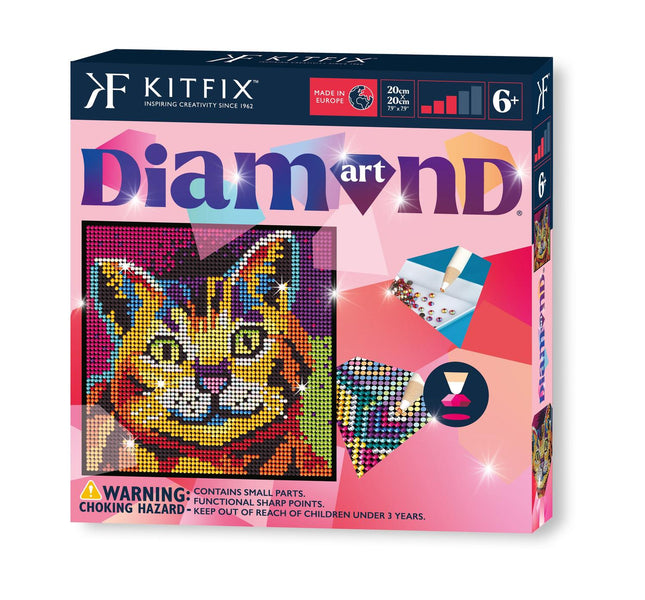 Kitfix DIY sada Diamond Art koťátko
