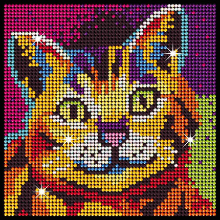 Kitfix DIY sada Diamond Art koťátko