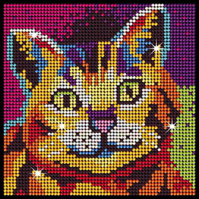 Kitfix DIY sada Diamond Art koťátko