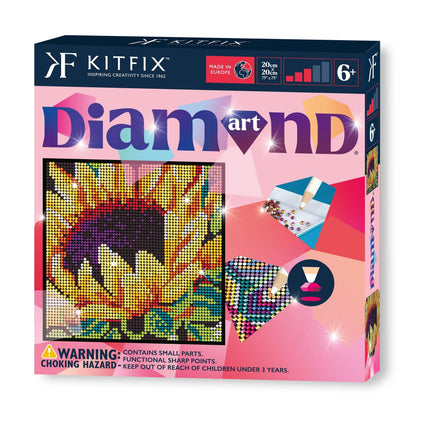 Kitfix DIY sada Diamond Art slunečnice