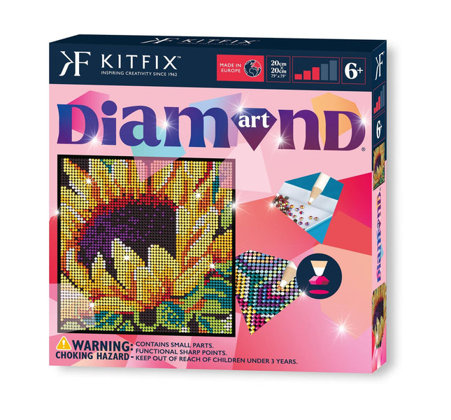 Kitfix DIY sada Diamond Art slunečnice