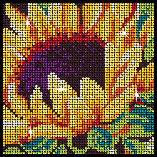 Kitfix DIY sada Diamond Art slunečnice