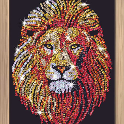 Kitfix DIY sada Sequin Art Blue Premium lev