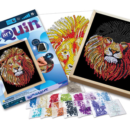 Kitfix DIY sada Sequin Art Blue Premium lev