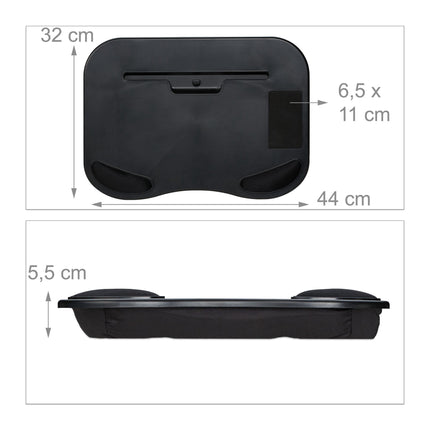 Podložka na klín pro notebook černá