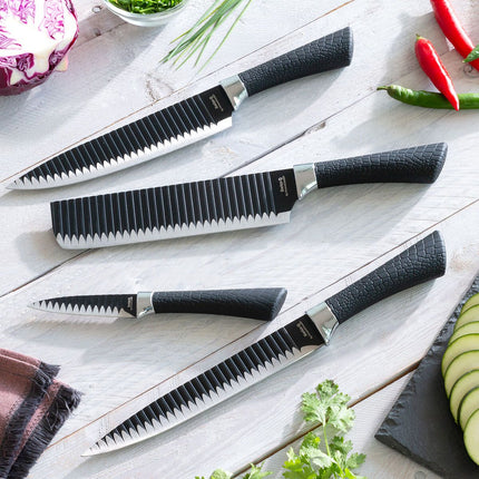 Sada nožů Black Shark Swiss·Q Namiutsu InnovaGoods 4 ks