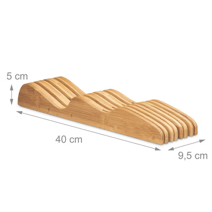 Bambusový blok na nože pro box