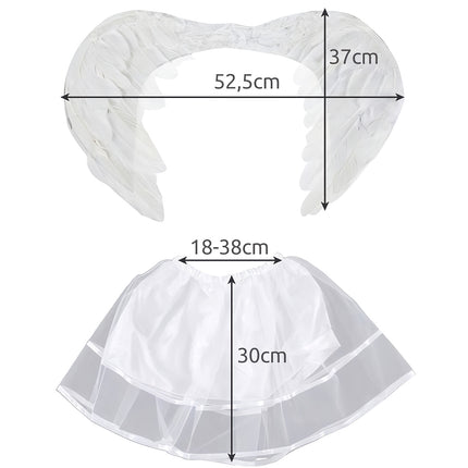 Kruzzel 22560 kostým anděl
