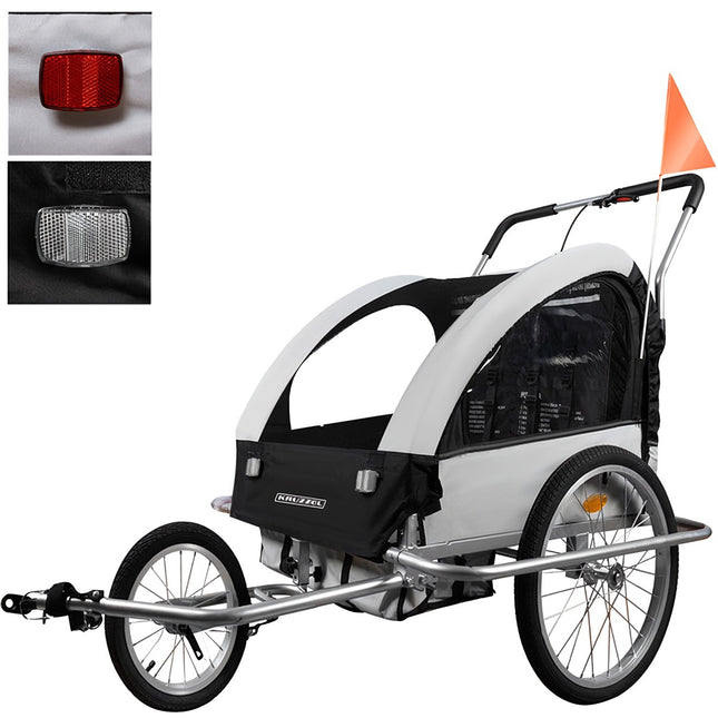 Kruzzel 25372 odpružený cyklovozík 3v1