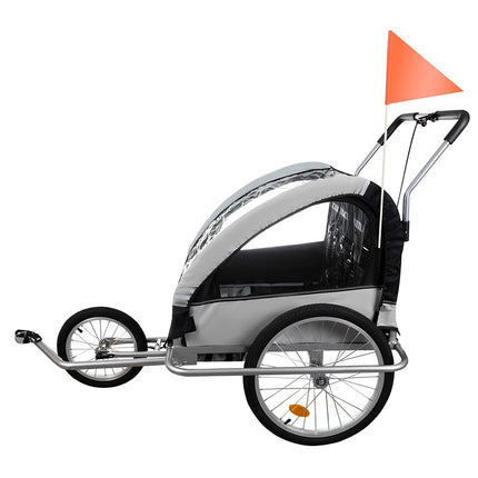 Kruzzel 25372 3in1 suspension bike trailer