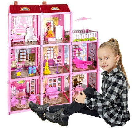 Kruzzel dollhouse 65 cm