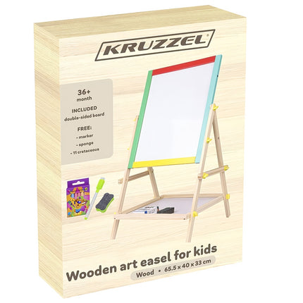 Kruzzel oboustranná dřevěná tabule