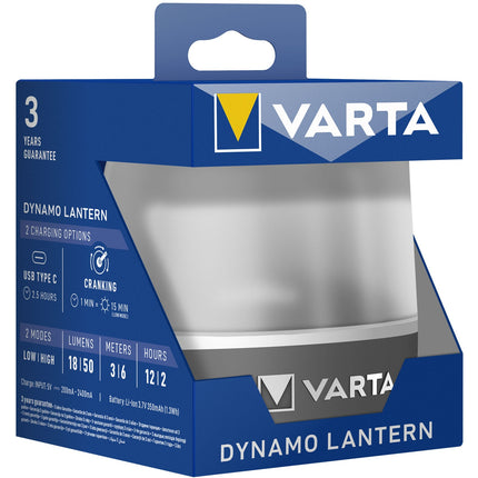 L10R dynamo svítilna Vev + USB-C 18/50lm