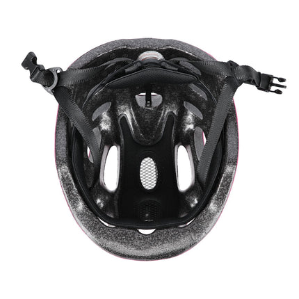 LED cyklistická helma, růžová, velikost S (51-58 cm)