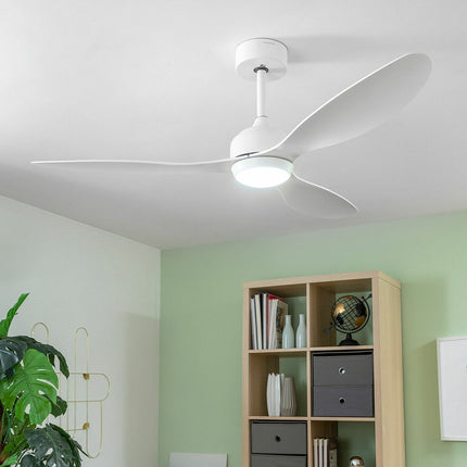 Stropní ventilátor s LED a 3 ABS lopatkami Flaled InnovaGoods bílá 36 W 52" Ø132 cm