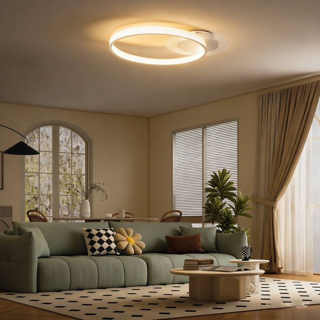 LED stropní svítidlo, nastavitelná teplota barev, 30W, bílá