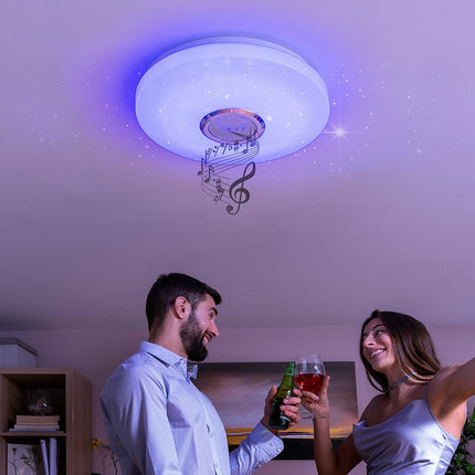 LED stropní svítidlo s reproduktorem Lumavox InnovaGoods