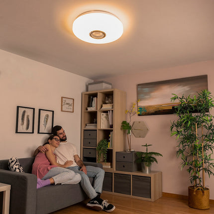 LED stropní svítidlo s reproduktorem Lumavox InnovaGoods