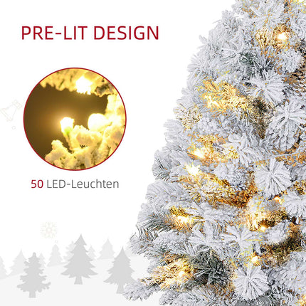 LED vánoční stromek, 92 cm, teple bílá světla, pro interiér