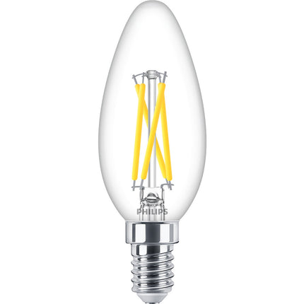 LED E14 svíčka 2.5W (25W) čirá stmívatelná WarmGlow 340