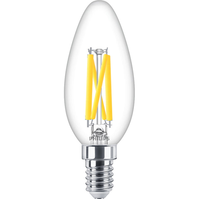 LED E14 svíčka 3.4W (40W) čirá stmívatelná WarmGlow 470