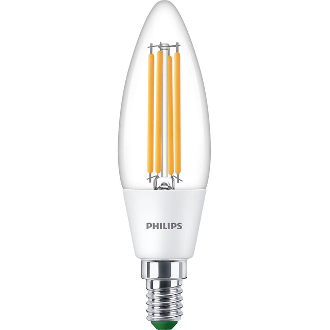 LED E14 svíčka 40W čirá 485lm 3000K energetická třída A