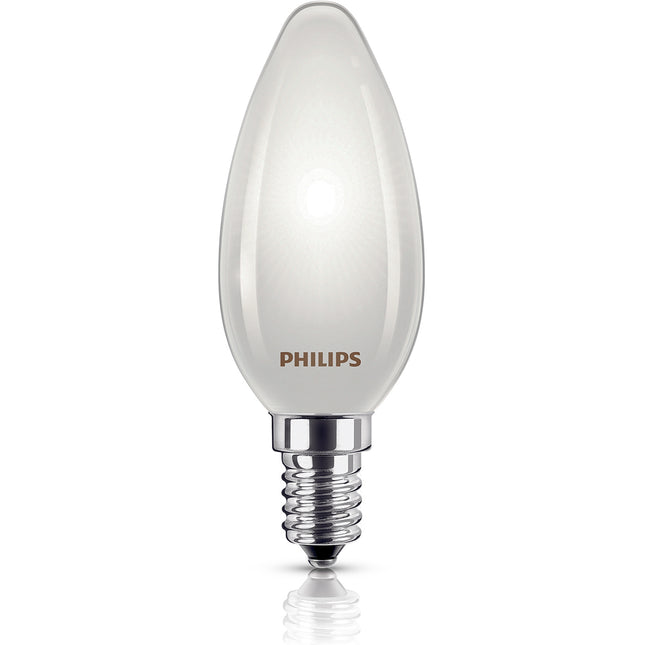LED E14 svíčka B35 2.3W (40W) matná 485lm 2700K energetická třída A
