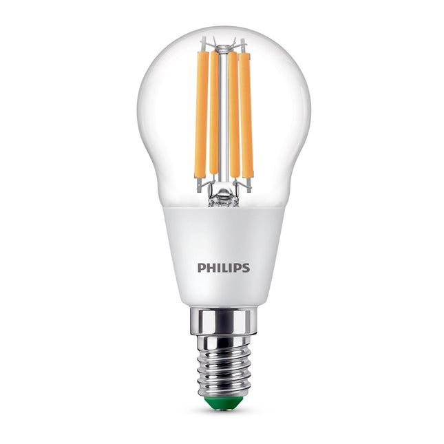 LED E14 P45 globe 2.3W (40W) čirá 485lm 2700K energetická třída A