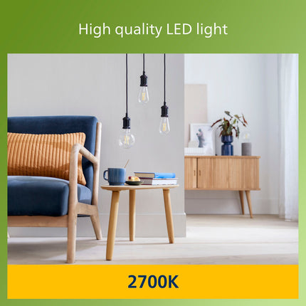 LED E27 G95 globe 4W (60W) čirá 840lm 2700K energetická třída A