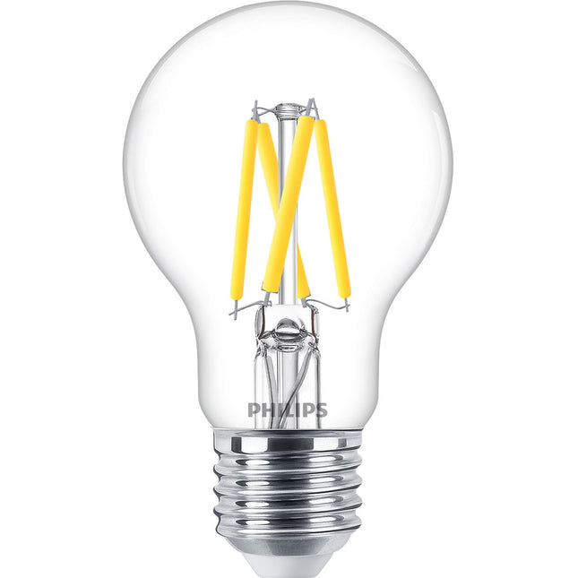 LED E27 klasická 3.4W (40W) čirá stmívatelná WarmGl 470