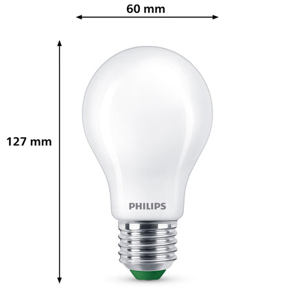 LED E27 klasická 4W (60W) matná 840lm 2700K energetická třída A