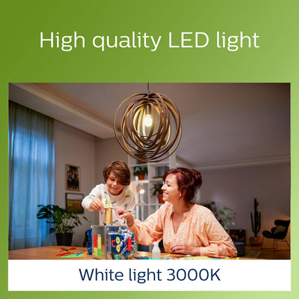 LED E27 klasická 60W čirá 840lm 3000K energetická třída A