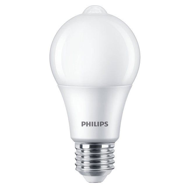 LED E27 klasická 60W pohybový senzor 806lm