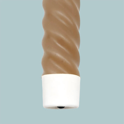 LED Flameless Taper Candles, Real Wax, Set of 6