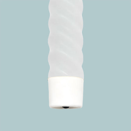 LED svíčky do svícnu bez plamene, pravý vosk, sada 6 ks