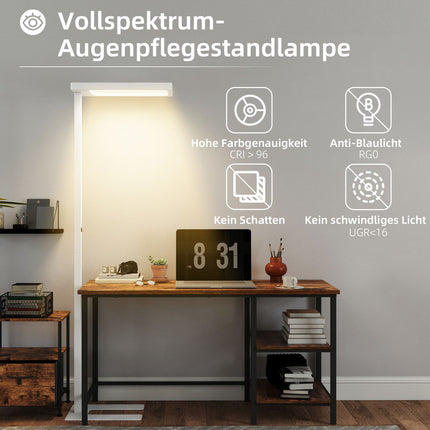 LED stojací lampa, nastavitelný jas, dálkové ovládání