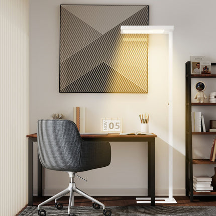LED stojací lampa, nastavitelný jas, dálkové ovládání