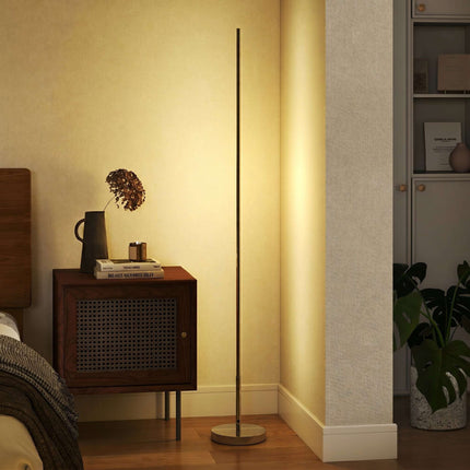 LED Floor Lamp, Dimmable 3000-6000K, Remote, 150 cm
