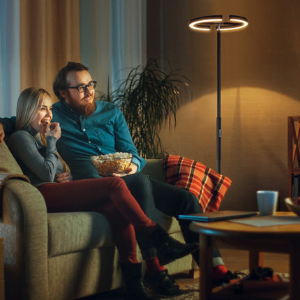LED stojací lampa – stmívatelná 3000-6000K, dálkové ovládání