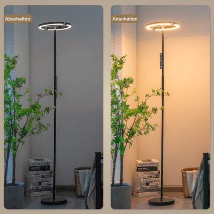 LED stojací lampa – stmívatelná 3000-6000K, dálkové ovládání
