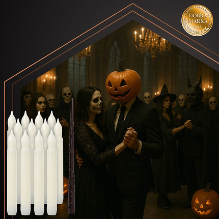 LED Hanging Candles, Set of 12, Remote Controlled