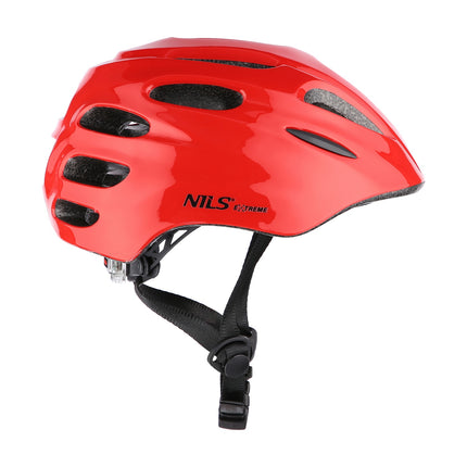 LED helma, červená, XXS (48-54 cm)