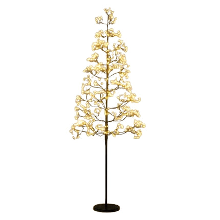 LED světelný strom 150 cm, 1000 teple bílých LED, cementový stojan