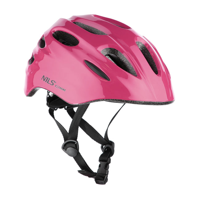 LED helma růžová, velikost XS (43-51 cm)