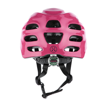 LED helma růžová, velikost XS (43-51 cm)