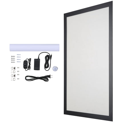 LED Poster Frame 27 x 40, Magnetic, Dimmable, Black