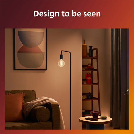 LED žárovka SceneSwitch E27 G95 7-3,8-1W (50W) deco spirála