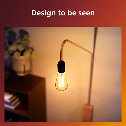 LED žárovka SceneSwitch E27 ST64 7-3,8-1W (50W) deco spirála